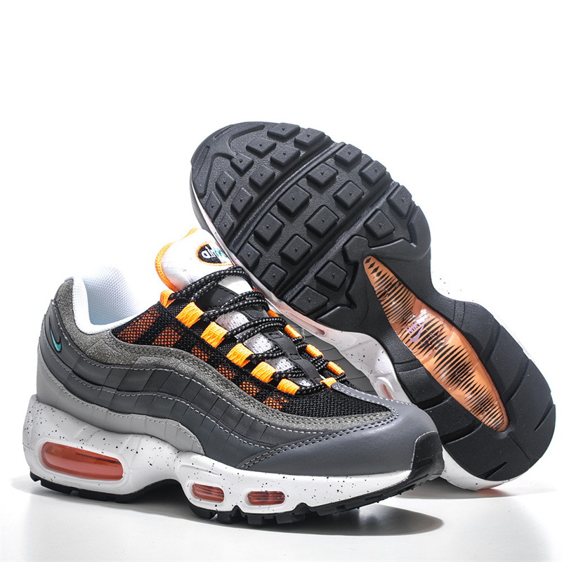 Men's Hot sale Running weapon Air Max 95 Grey/White Shoes 084